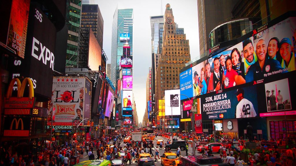 Times Square in New York City